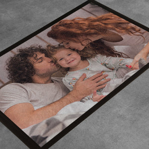 individuelle Fußmatte, Fußabstreicher mit deinem Foto personalisierbar, 60cm x 40cm, indoor/outdoor.