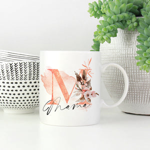 Tasse Kaffeebecher Keramiktasse mit Mama-Aufdruck Geschenkidee, spülmaschinenfest, 11oz