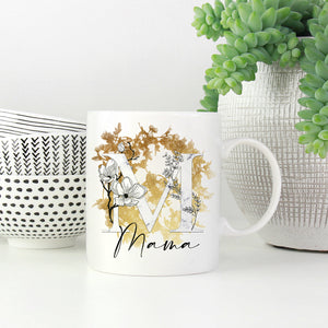 Tasse mit Mama-Aufdruck in Gold