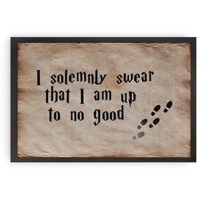 Fußmatte Fußabstreicher "Marauders Map" Anti-Rutsch-Matte Potter