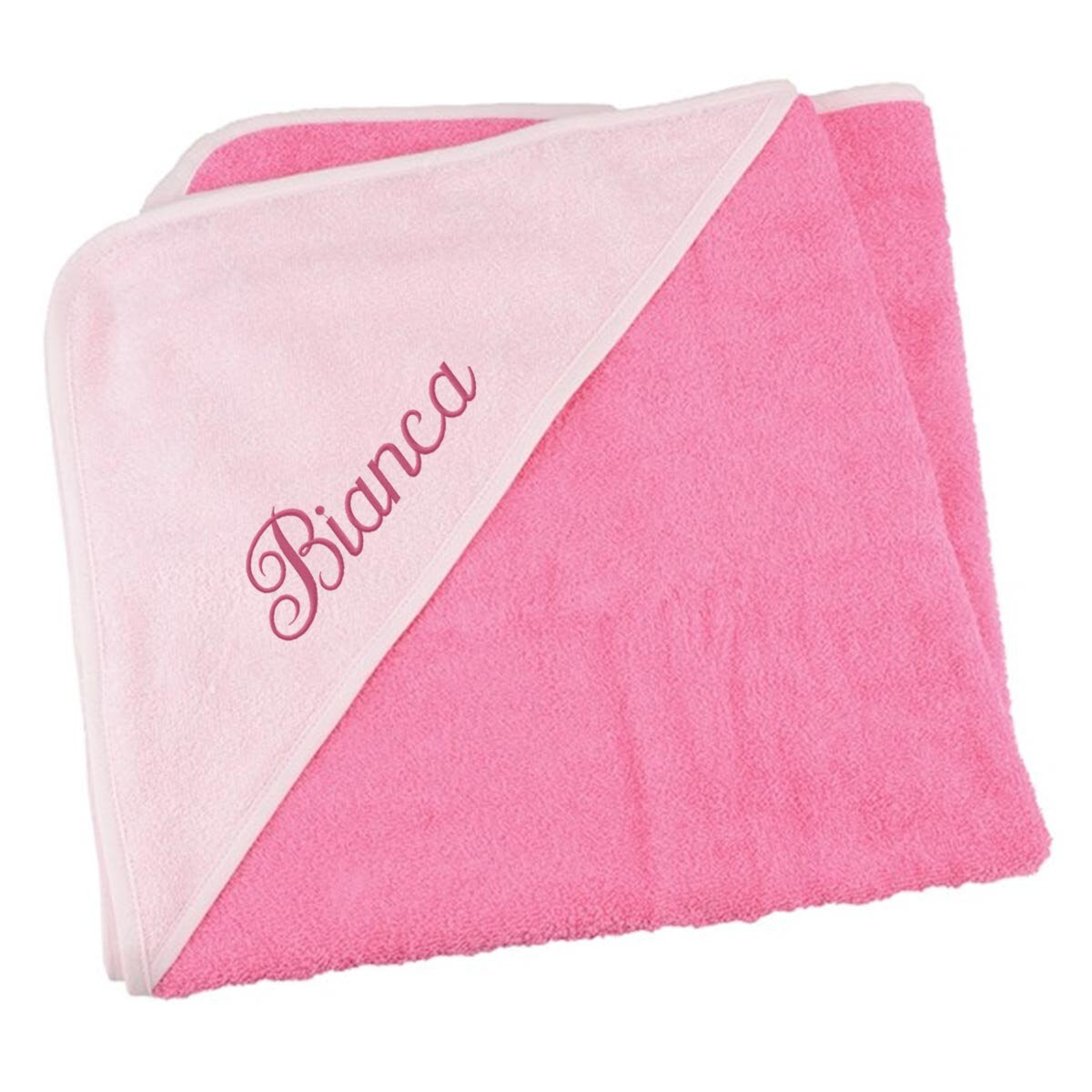 besticktes Babybadetuch personalisiert mit Name