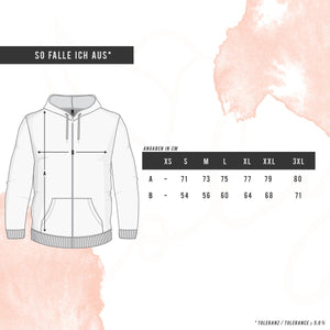 Papa Zip-Hoodie, personalisiert mit Name, Sweatjacke mit Kapuze