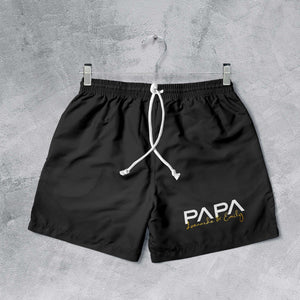 Papa Badehose, personalisiert mit Namen