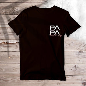 Papa T-Shirt, personalisiert mit Namen