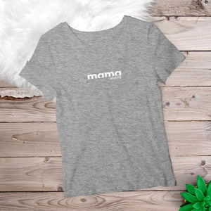 Mama T-Shirt simpel, personalisiert mit Namen