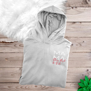 Mama Hoody grau personalisiert mit Namen