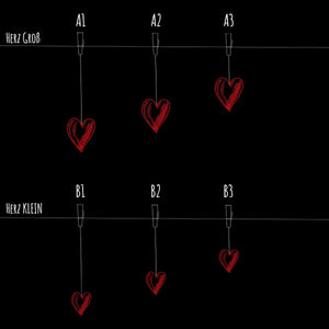 Personalisierte Fußmatte Familie Fußabstreicher Herz