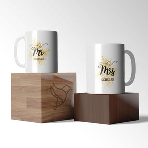 Tasse Mr Mrs mit Name
