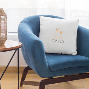 personalisierte Kissen Kissenhülle Love Wunschtext