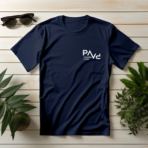 Papa T-Shirt PAPV navi, personalisiert mit Namen
