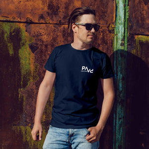 Papa T-Shirt PAPV navi, personalisiert mit Namen