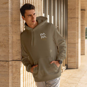 Papa Hoody oliv, personalisiert mit Namen