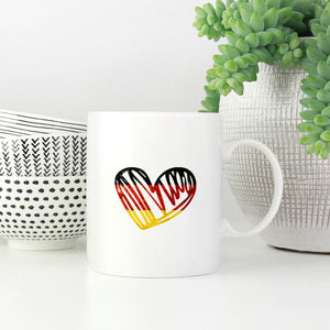 Tasse EM 2024 Deutschland Herz