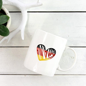 Tasse EM 2024 Deutschland Herz