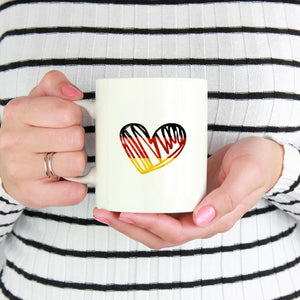 Tasse EM 2024 Deutschland Herz