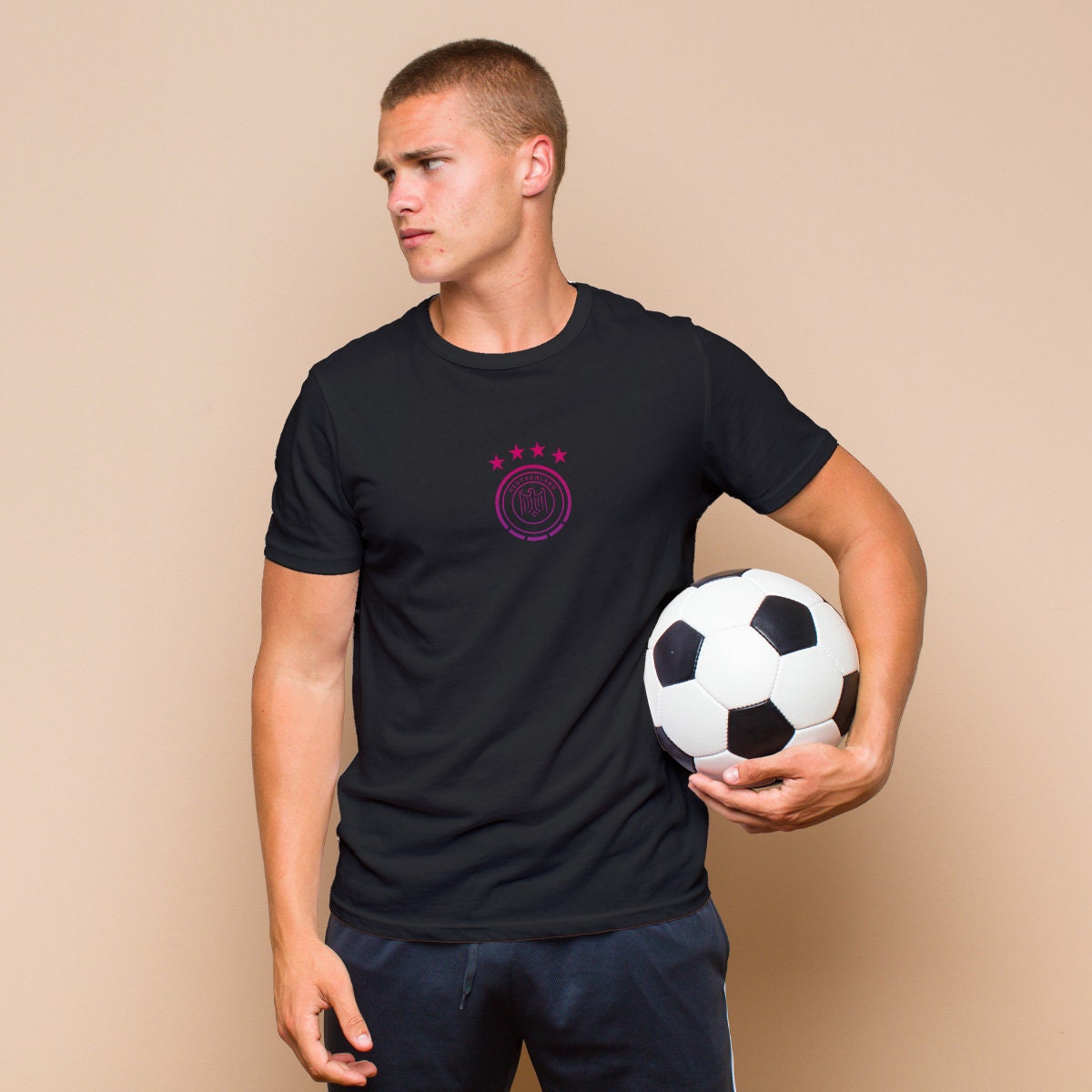 EM 2024 Shirt mit Nummer und Name