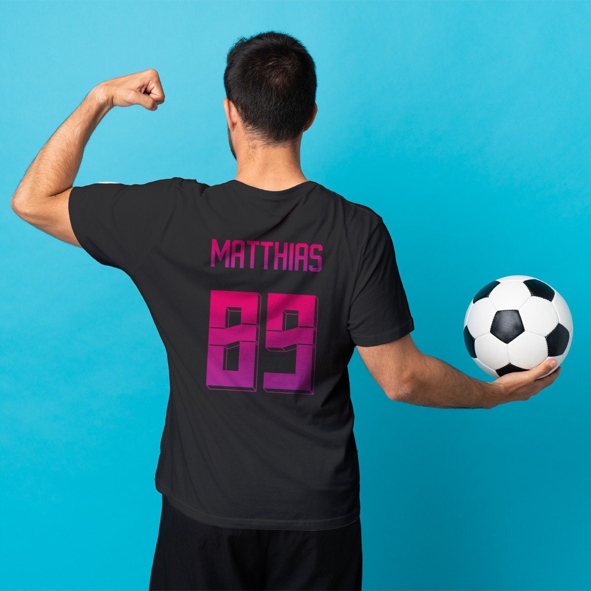 EM 2024 Shirt mit Nummer und Name