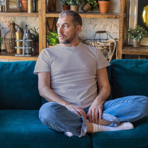 Opa Kreuz T-Shirt rope, personalisiert mit Namen