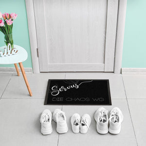 Personalisierte Fußmatte Servus mit Name