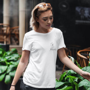 Yoga Shirt in weiß, Balance. Live. Love. Laugh.