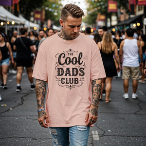 Cool Dads Club oversize Shirt im vintage Look in amber