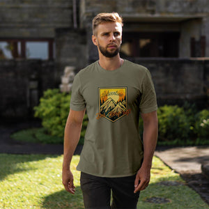 Der Berg ruft T-Shirt, khaki, wandern