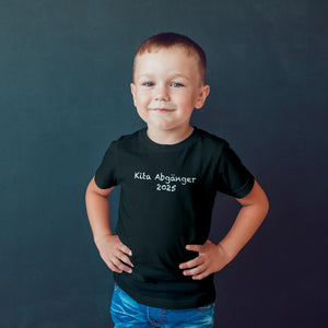Tshirt Kita Abgänger mit Kreideschrift in weiß