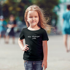 Tshirt Kita Abgänger mit Kreideschrift in weiß