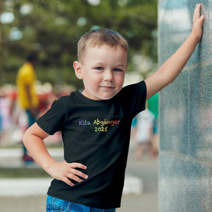 Tshirt Kita Abgänger mit Kreideschrift in weiß