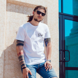 Papa TShirt 2025 weiß, Papa Shirt personalisiert mit Namen und Jahreszahl