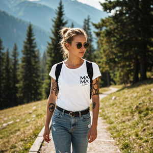 Mama T-Shirt weiss, personalisiert mit Namen