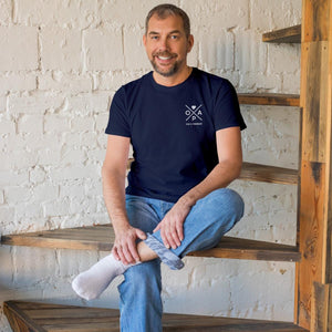 Opa T-Shirt X navy, Opa Shirt personalisiert mit Namen