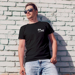 Papa T-Shirt PAPV schwarz, Shirt personalisiert mit Namen