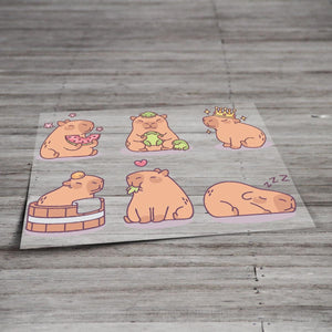 Bügelbild Set Capybara 9cm