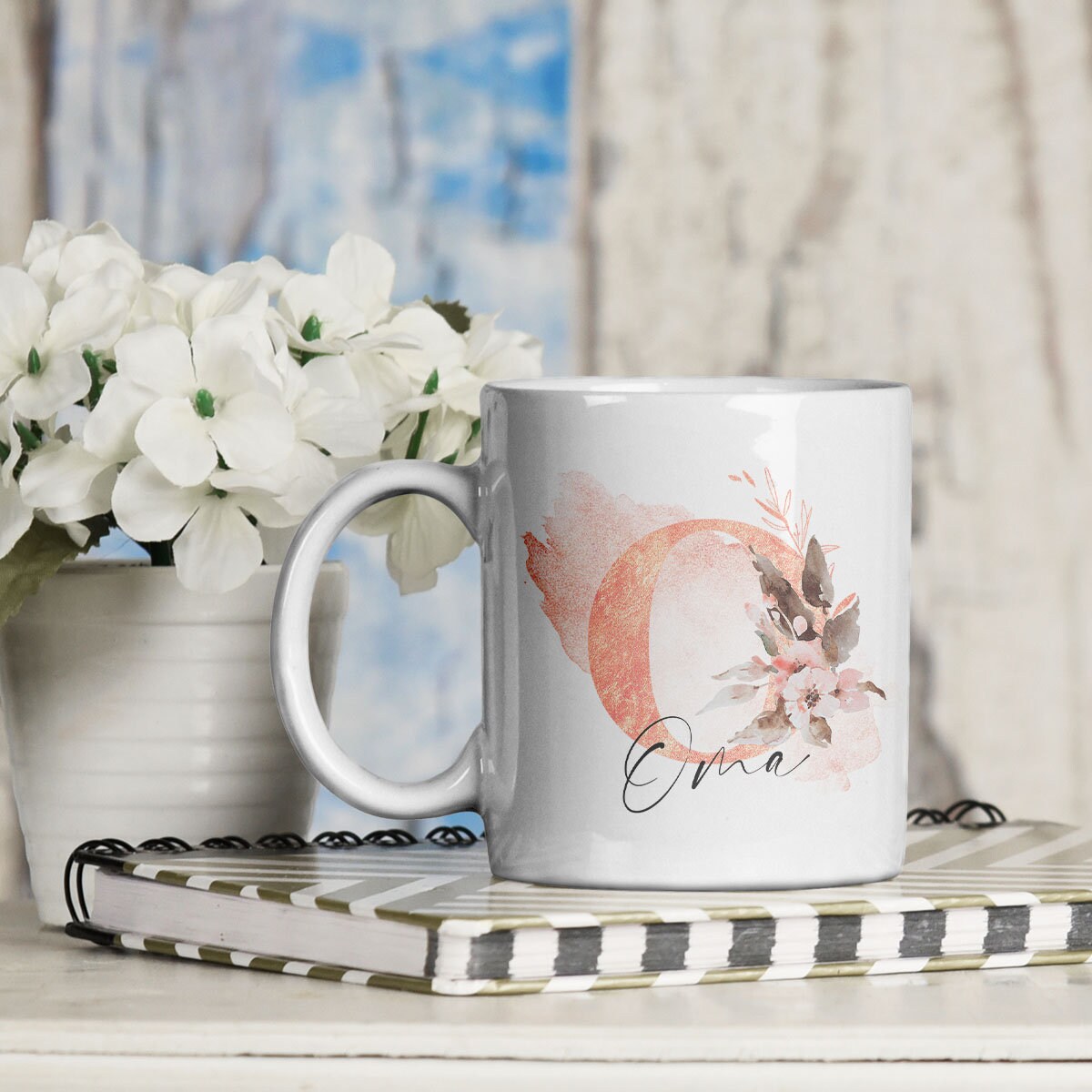 Oma Flower Tasse