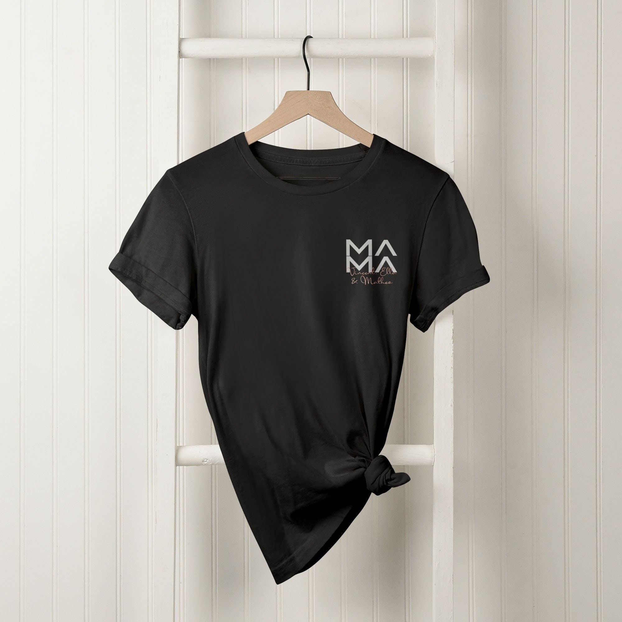Mama T-Shirt, personalisiert mit Namen