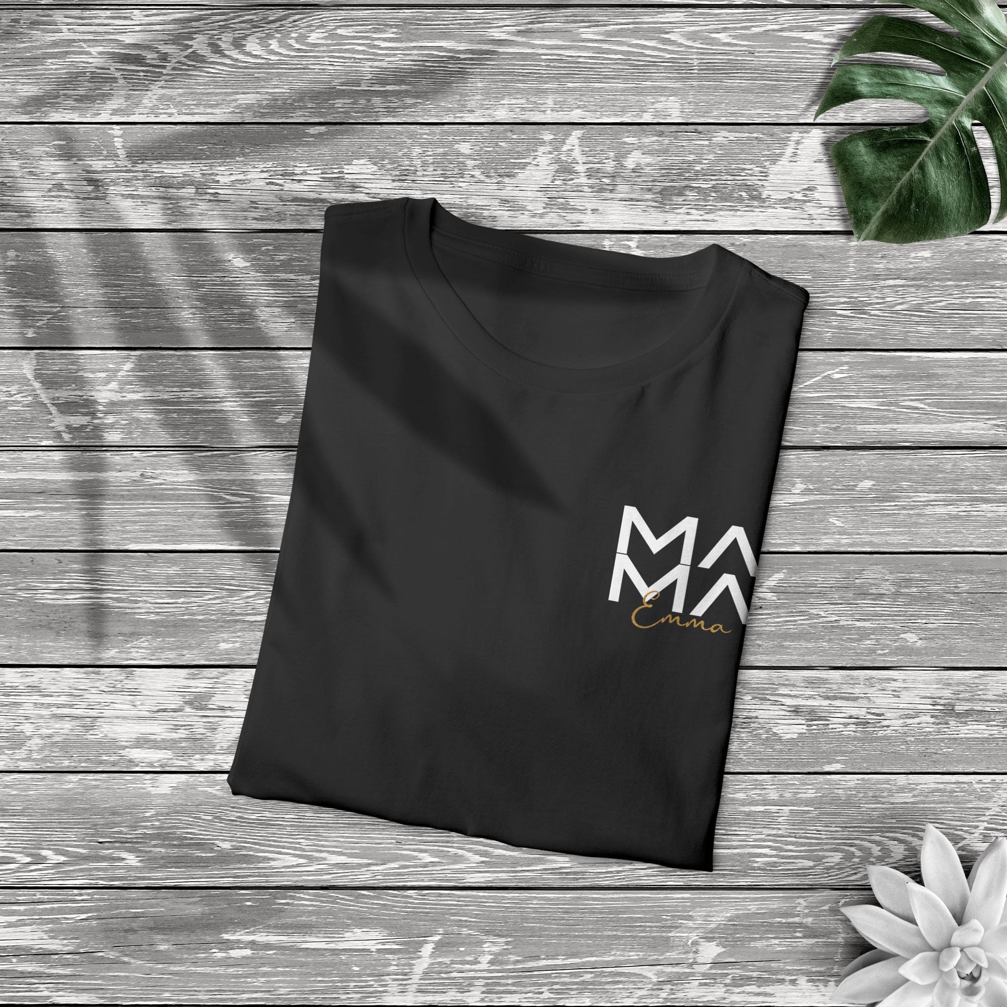 Mama T-Shirt, personalisiert mit Namen