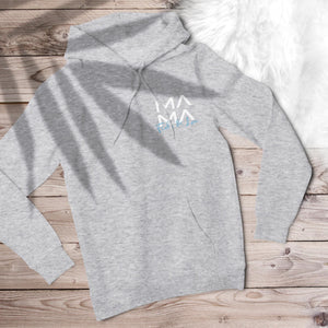 Mama Hoody grau personalisiert mit Namen