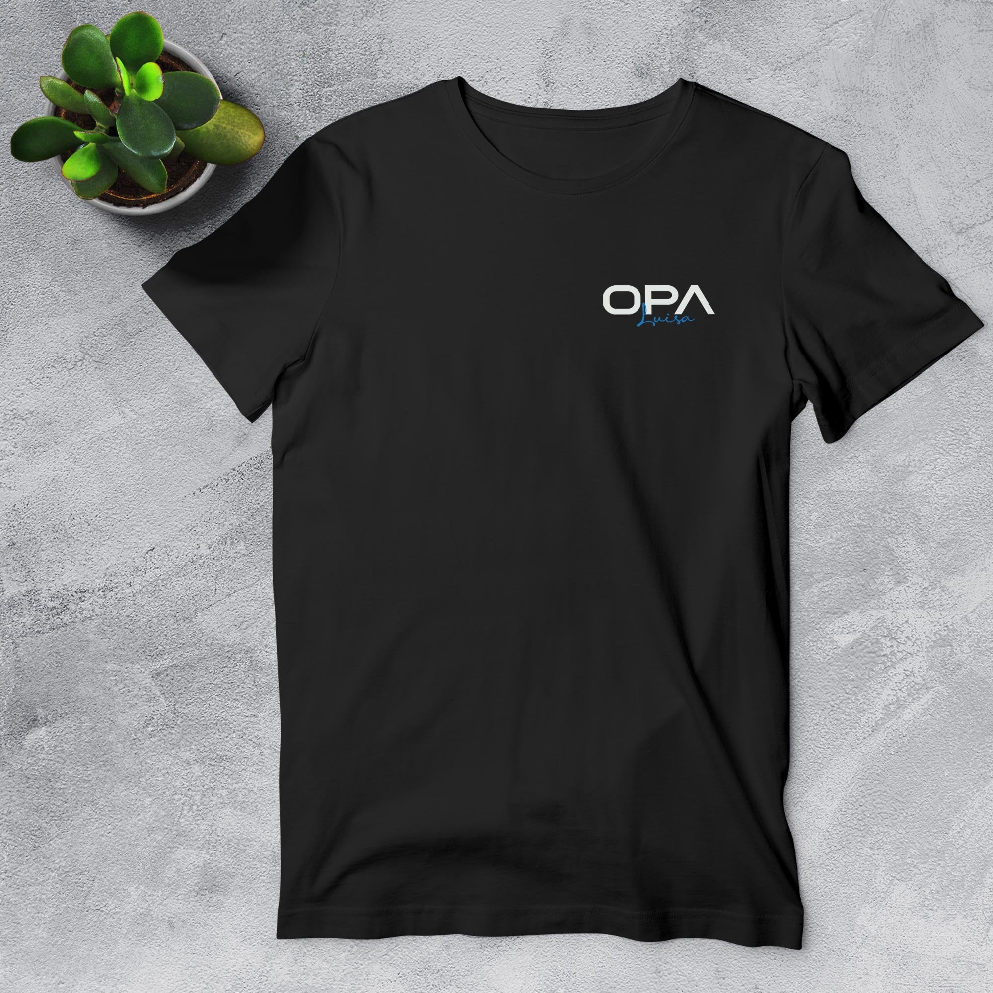 Opa T-Shirt, personalisiert mit Namen