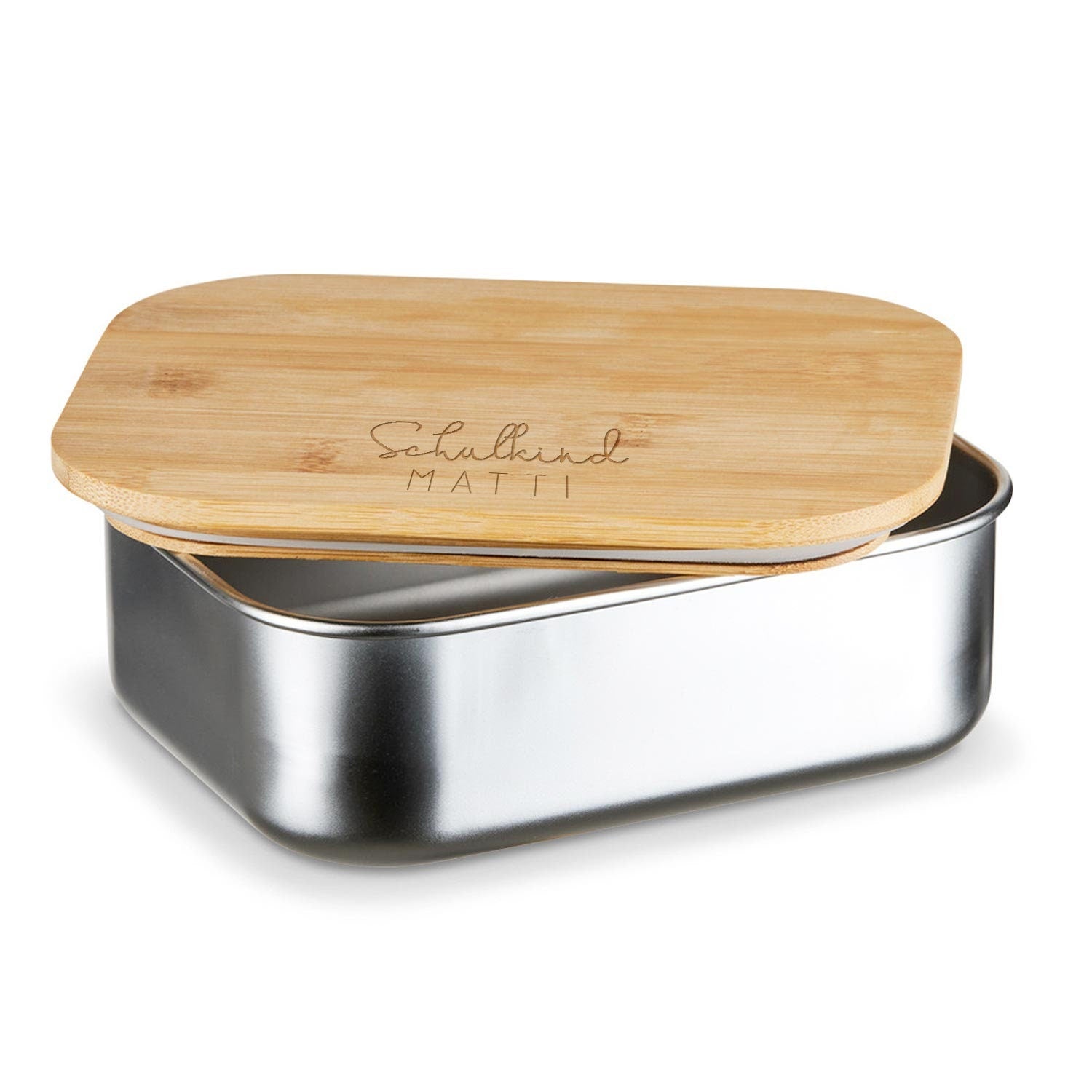 Schulkind Lunchbox | Brotdose graviert und personalisiert mit Name.