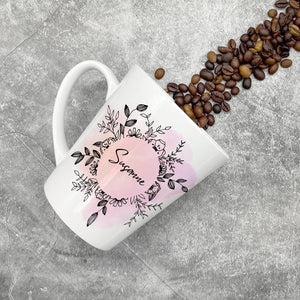 personalisierte konische Tasse mit Name Dein Tag