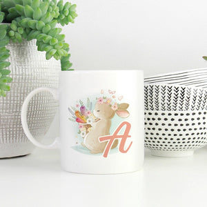 Ostern Hase Tasse mit Buchstabe personalisiert