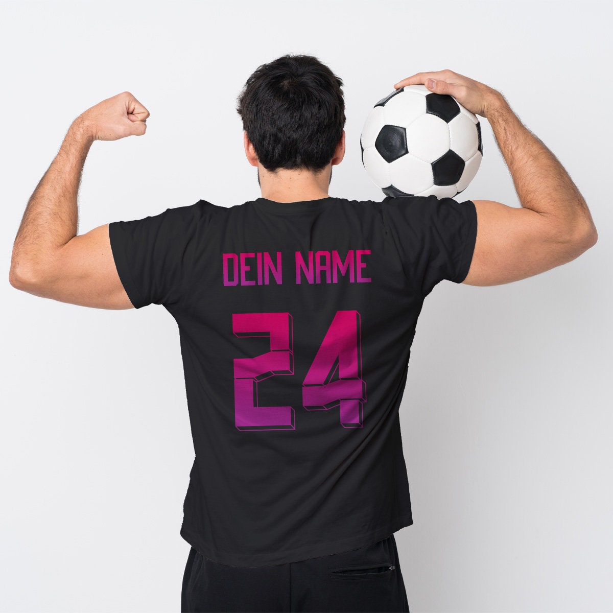 EM 2024 Shirt mit Nummer und Name