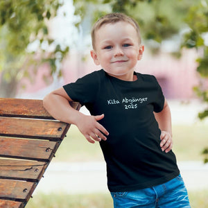 Tshirt Kita Abgänger mit Kreideschrift in weiß