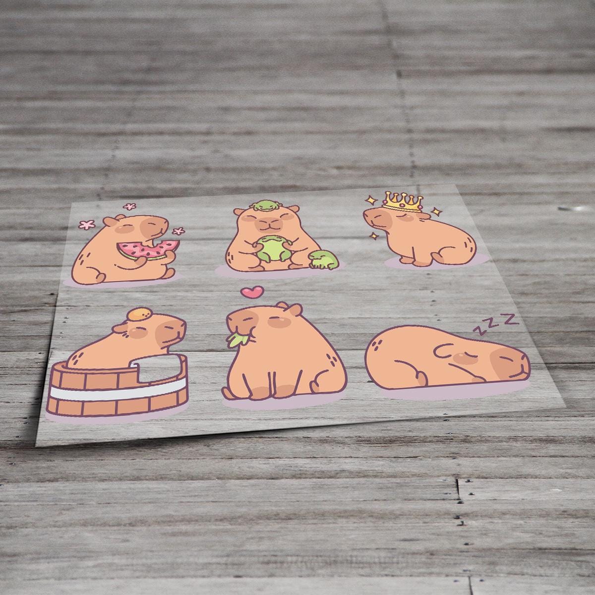 Bügelbild Set Capybara 9cm