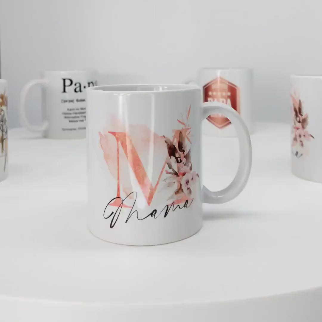 Tasse Kaffeebecher Keramiktasse mit Papa-Definition-Aufdruck Geschenkidee, spülmaschinenfest, 11oz